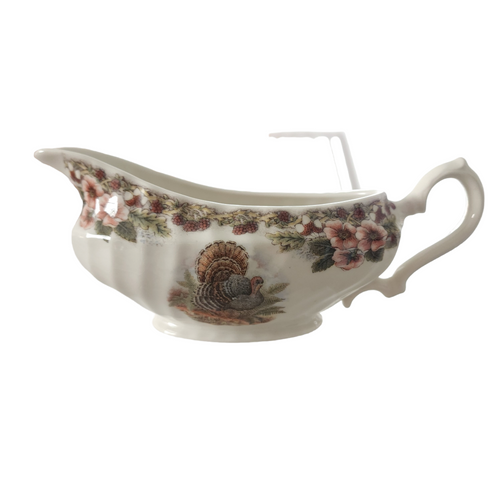 Myott Factory Churchill Thanksgiving Multicolor Gravy Boat Colombia