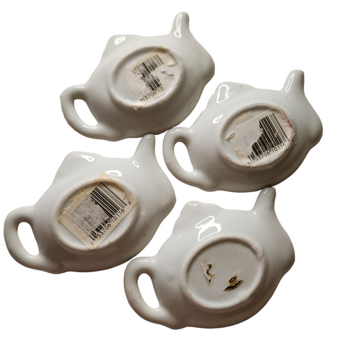 Andrea By Sadek Tea Bag Holder Spoon Rest Botanic Garden Set of 4