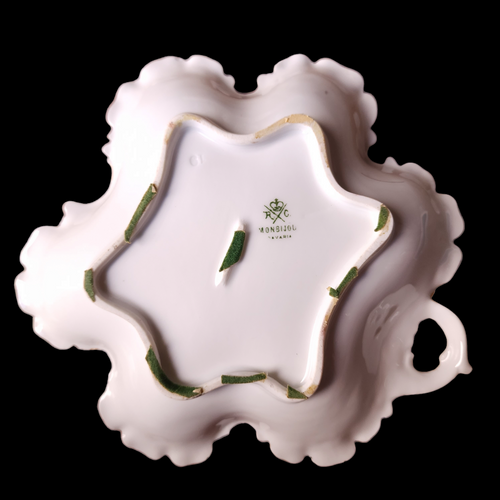 Antique Rosenthal Monbijou Scalloped Edge Gold Gilded Plate Bavaria 