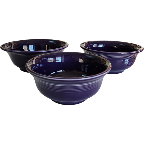 Homer Laughlin Fiesta Mulberry 3-Piece Nesting Mixing Bowl Set