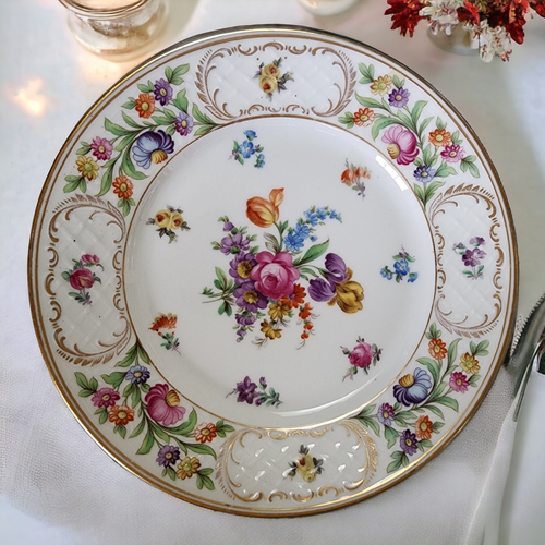Schumann Bavaria Dresdener Dresdner Art Multmotif Dinner Plate