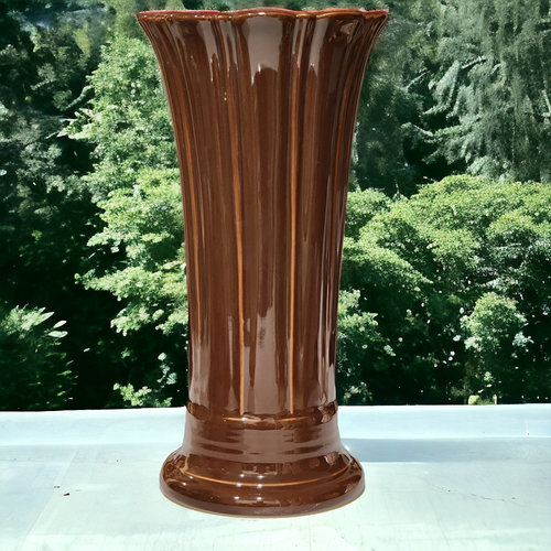 7" Homer Laughlin Fiesta Chocolate Flared Small Vase   