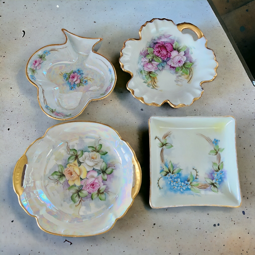 Miscellaneous Trinkets 24k Edged Decorative Plates