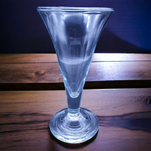 Late 18th Century Pontil Mark Blown Vase Pilsner Glass