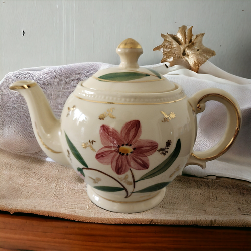 Shawnee Ceramic Hand Painted Teapot