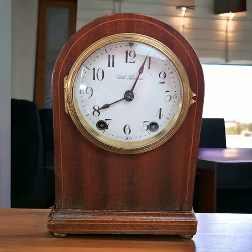 Original Old Antique Victorian Seth Thomas Beehive Mantle Clock AS IS