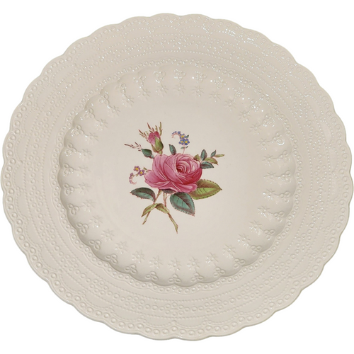 Spode Jewel Billingsley Rose Pink Luncheon Plate