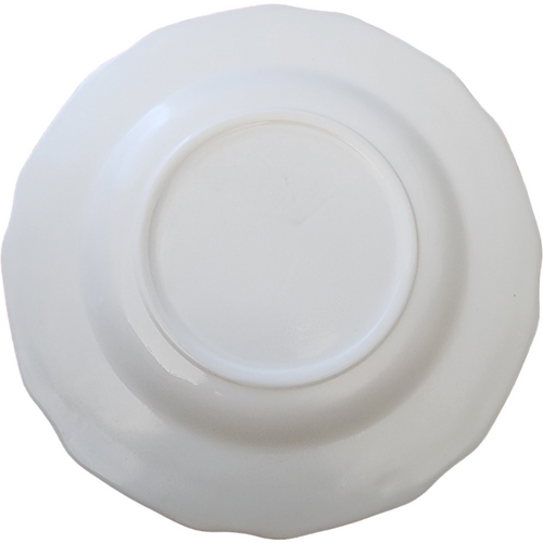 8 in Colony Harvest Milk Glass Luncheon Plate
