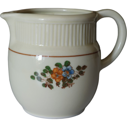 Porcelier Vitreous China Small Ceramic Pitcher Creamer
