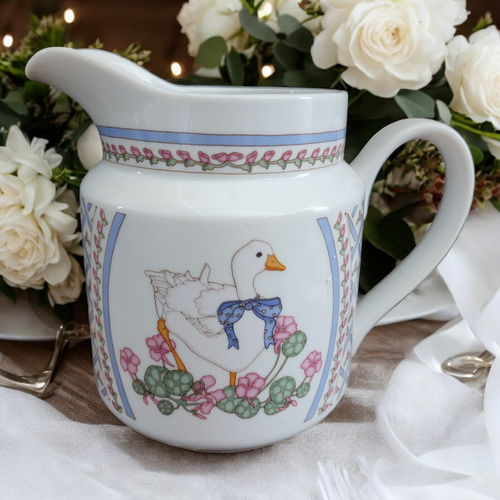 1987 Eliza Duck Pitcher by Shafford Japan