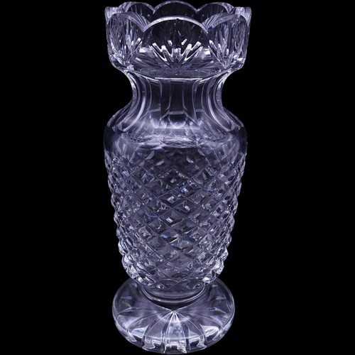 8" Waterford Crystal Lead Crystal Flower Vase