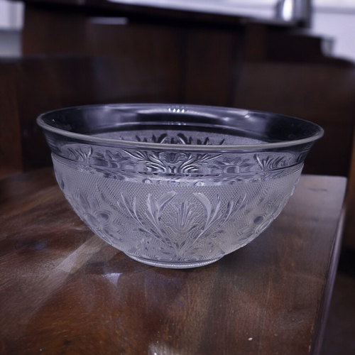 9" Anchor Hocking Sandwich Clear Salad Bowl