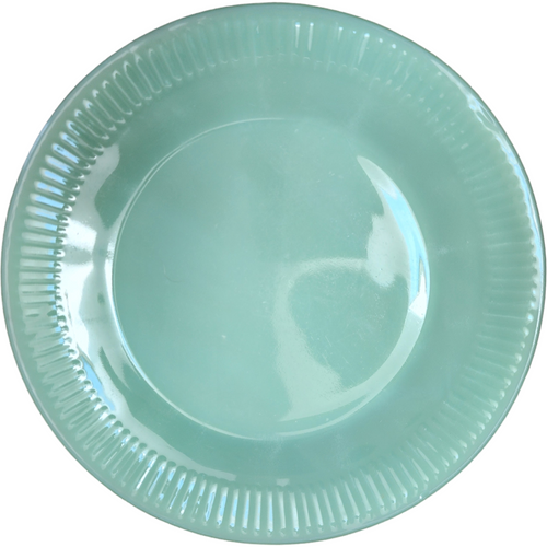 7" Anchor Hocking Jane Ray Jade Ite Glassware Salad Plate