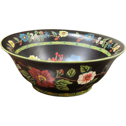 Vera Bradley-Andrea by Sadek Collaboration Large Porcelain Decorative Bowl