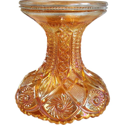 Imperial Glass-Ohio Twins Marigold Fruit Bowl-Base