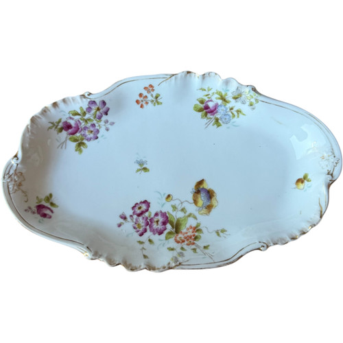 C.M. Hutschenreuther Selb Bavaria Germany Floral Porcelain Serving Platter