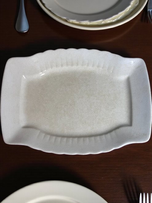 Antique Johnson Bros Royal Ironstone China Rectangular Serving Dish England Farmhouse Kitchen Décor