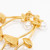 Oscar de la Renta Gold Pearl Vine Flower Dangle Earrings, Contemporary