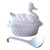 White Ceramic Duck Basket Soup Tureen With Ladle