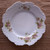 OHME HERMANN Purple & White Flowers, Scalloped Salad Plate