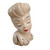 6" American Bisque Glamour Girl Ceramic  Lady Head Vase