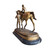 Antique Delaware Park Bronze Statue Horse with Jockey on Marble Base