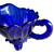 Antique Dugan Glass Cobalt Blue Creamer Diamond Mark 