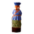 12 1/2" ALBERTA’S MOLDS Hand Painted Ceramic Pirate Decanter