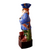 12 1/2" ALBERTA’S MOLDS Hand Painted Ceramic Pirate Decanter