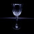 8 1/2" TOWLE Candlelight Led Crystal Water Goblet