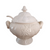Gibson Designs Embossed Fruit Soup Tureen and Ladle