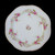 Z S & Co Scherzer Mignon Pink White Roses Gold Ring & Trim Salad Plate
