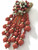 Miriam Haskell Beaded Coral Art Glass Necklace