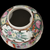 China Canton Hong Kong Hand Painted Yuet Tung China Works Famille Rose Porcelain Jar Vase