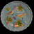 Georg Schmider Embossed Birds & Grapes On Blue, Scalloped Bread & Butter Plate Set of 4 