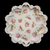  M.Z. Austria Pink & White Roses Hand-Painted Porcelain Oyster Plate