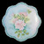 Vintage Porcelain Hand Painted Roses Floral Pattern Cabinet Plate 