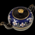 Price Bros Burslem Cobalt Blue Gilt Teapot 3+ Cups 