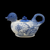  Small Blue & White Porcelain Duck Creamer With Lid