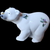 Lladro Animals-Wild Attentive Polar Bear With Flowers Figurine Collectible