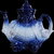 Victorian Staffordsmire Flow Blue Parliament Judge Teapot English  