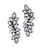 KJL Kenneth Jay Lane Crystal Leaf Drop Clip Earring