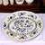 12" Johnson Brothers Blue Nordic Blue Onion & Floral Design Rim Oval Serving Platter