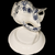 7" Enesco Blue and White Onion Floral Pitcher and Bowl Set Japan