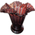 9" Beacon Glass Company Amethyst Giftware Crimped Vase