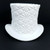 Indiana Glass Daisy Button White Milk Glass Top Hat Topper 