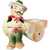 Collectible Figural Nursery Planter Man with Cart Japan