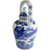 Mann, Seymour Blue White Oriental Scene Coffeepot/Teapot