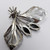 Mexican Sterling Silver Faux Opal Bouquet Pin/Brooch