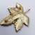 Kenneth Jay Lane 22K Goldplated Pave Rhinestone Leaf Brooch